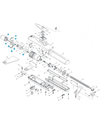 Электродвигатель АХ3024, AX5024 Came 119RID315 в Стерлитамаке Запчасти для шлагбаумов и автоматики Pintop.ru