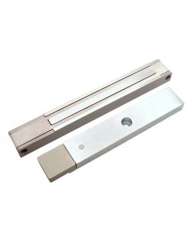 Электромагнитный замок с датчиком состояния двери ALeko ALM-200P (24В серый) в Стерлитамаке Электромагнитные замки Pintop.ru