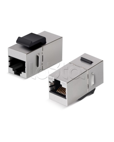Проходной адаптер Keystone RJ45-RJ45 Cabeus (CA-KJ-8P8C-C6-SH) в Стерлитамаке Коннекторы Pintop.ru