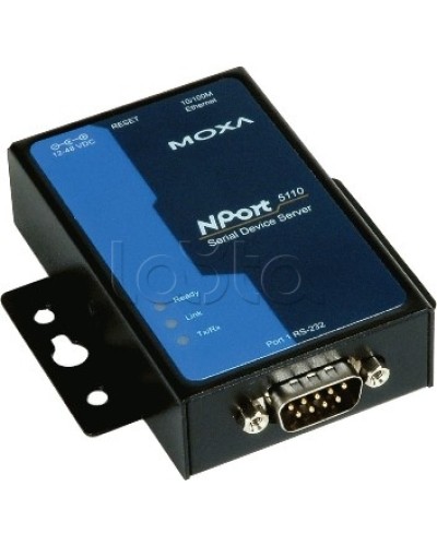 Сервер 1-портовый RS-232 в Ethernet Moxa NPort 5110A в Стерлитамаке Дополнительное оборудование для ОПС Pintop.ru