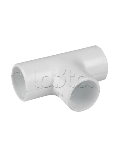 Тройник соединительный для трубы 16 мм (5шт) белый EKF-Plast (tr-t-16w-r) в Стерлитамаке Повороты, муфты, тройники Pintop.ru