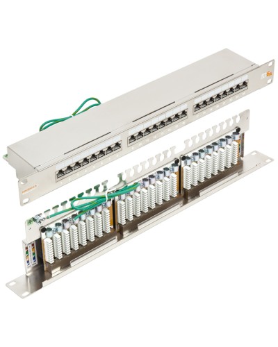 Патч-панель 19, 1U, 24xRJ45 кат.6А NIKOMAX NMC-RP24SA2-1U-MT в Стерлитамаке Патч панель Pintop.ru