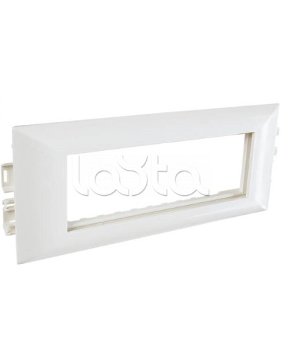 Суппорт с рамкой на 3 поста (45х45) в профиль для кабельных каналов 100х50, 105х50 SPL (100009S) в Стерлитамаке Аксессуары для кабель-канала Pintop.ru