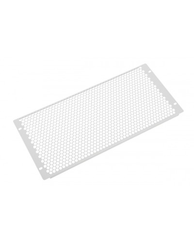 Фальшпанель в шкаф 19 5U перфорированная ЦМО ФП-5.4-9005 в Стерлитамаке Аксессуары для стоек и шкафов Pintop.ru