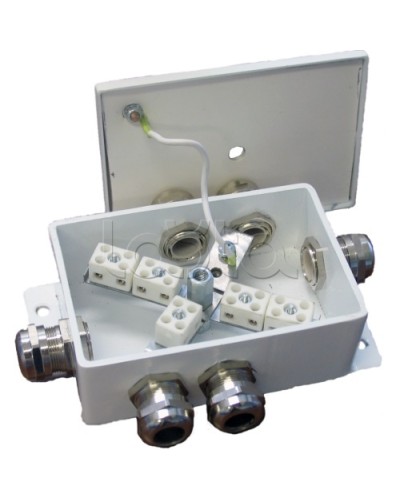 Коробка монтажная огнестойкая Гефест КМ-О (10к)-IP66-d, шесть вводов в Стерлитамаке Распределительные коробки Pintop.ru