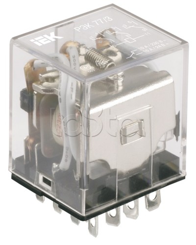 Реле промежуточное РЭК77/3 IEK RRP10-3-10-012D в Стерлитамаке Аксессуары для кабель-канала Pintop.ru