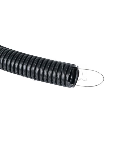 Труба гофр. негорючая безгалогеновая FRHF с протяжкой d32 мм (50 м) черная EKF-Plast (FRHF-32) в Стерлитамаке Труба гофрированная Pintop.ru