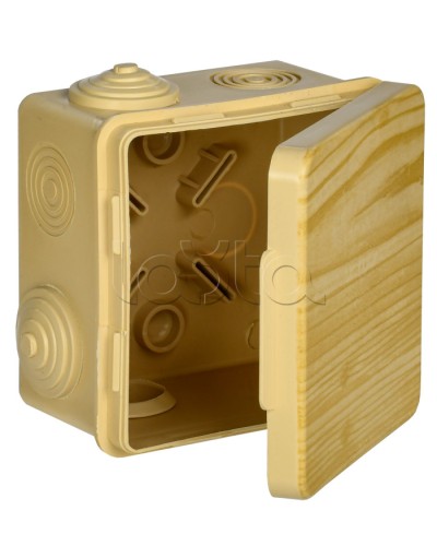 Коробка расп. КМ 80х80х50мм о/к IP54 7 вв. сосна IEK (UKO31-080-080-050-K34-54) в Стерлитамаке Распределительные коробки Pintop.ru