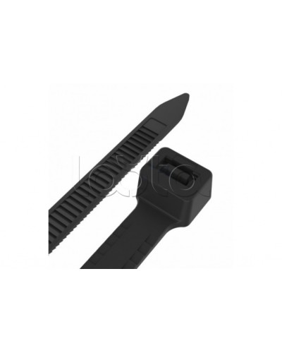 Стяжкa нейлоновая, тройной замок 200 x 4,8 мм, черная (упак.100 шт) REXANT (67-0201-5) в Стерлитамаке Стяжки-хомуты Pintop.ru