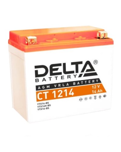 Аккумулятор АКБ 12 - 14 Delta CT 1214 в Стерлитамаке Электротехническое оборудование Pintop.ru