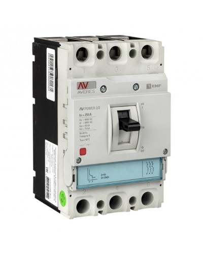 Автоматический выключатель AV POWER-2/3 250А 35kA TR EKF (mccb-23-250-TR-av) в Стерлитамаке Электротехническое оборудование Pintop.ru