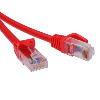 Патч-корд неэкранированный CAT5E U/UTP 4х2, LSZH, красный, 10м DKC RN5EUU4500RD