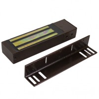 Электромагнитный влагозащищенный замок AccordTec ML-395KB-2 без электроники с датчиком Холла ,цвет Коричневый