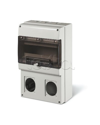 Корпус на 12 модулей и 2 поста с основанием 70х87 мм. Тип M400 DKC DIS6723300 в Стерлитамаке Аксессуары для стоек и шкафов Pintop.ru