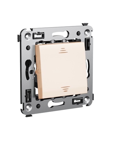 Инвертор одноклавишный в стену, Avanti, Ванильная дымка DKC 4405123 в Стерлитамаке Аксессуары для стоек и шкафов Pintop.ru
