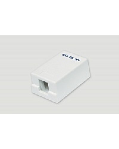 Коробка настенная EuroLan 12B-00-01WT в Стерлитамаке Розетки компьютерные и телефонные Pintop.ru