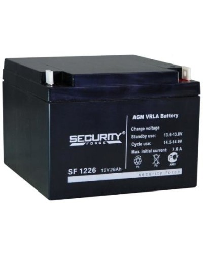 Аккумулятор свинцово-кислотный Security Force SF 1226 в Стерлитамаке Электротехническое оборудование Pintop.ru