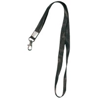 Лента шёлковая с металлическим карабином-защёлкой Tantos TS-STR (black)