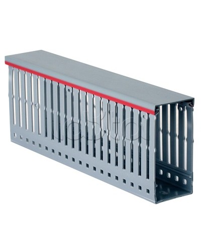 Короб перфорированный, серый RL6 120x60 DKC 01141RL в Стерлитамаке Аксессуары для кабель-канала Pintop.ru