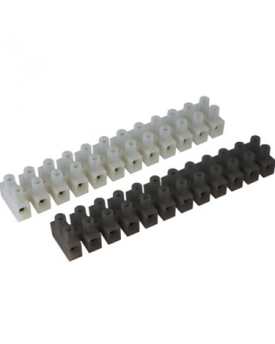 Клемник полипропилен черный, 12р,450V, 24A, 2.5мм.кв DKC 43112PL/R в Стерлитамаке Клеммные колодки Pintop.ru