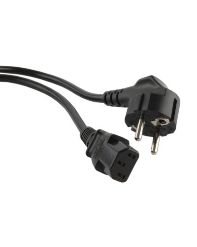 Кабель питания компьютера (Shucko - C13), 10A, угловая вилка, 1м Hyperline PWC-IEC13-SHM-1.8-BK в Стерлитамаке Патч-корды и пигтейлы Pintop.ru