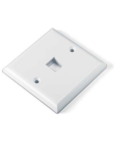 Панель лицевая для 1 вставки Hyperline FP-E-1-WH в Стерлитамаке Аксессуары для кабель-канала Pintop.ru