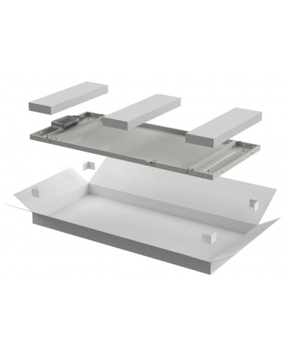 ITK LINEA N Панель задняя 600мм шкафа 18U сер. (LN35-18U6X-ZM) в Стерлитамаке Аксессуары для стоек и шкафов Pintop.ru