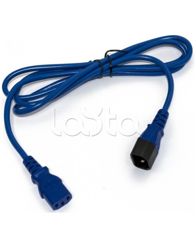 Кабель питания монитор-компьютер Hyperline PWC-IEC13-IEC14-3.0-BL в Стерлитамаке Патч-корды и пигтейлы Pintop.ru