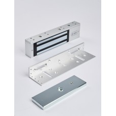 R-Lock RL-EML350-L0S - Электромагнитный замкок, 350кг, DC12/24B, цвет серебристый сатинированный алюминий RAL 7047