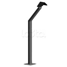 Стойка кнопки выхода Аякс наклонная исп.00 (на асфальт), черная Магнито-контакт