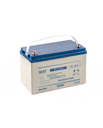 Аккумулятор свинцово-кислотный Бастион SKAT SB 12100S в Стерлитамаке Электротехническое оборудование Pintop.ru