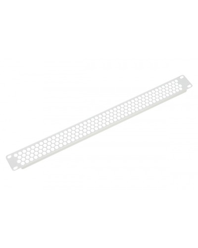 Фальшпанель в шкаф 19 1U перфорированная ЦМО ФП-1.4-9005 в Стерлитамаке Аксессуары для стоек и шкафов Pintop.ru