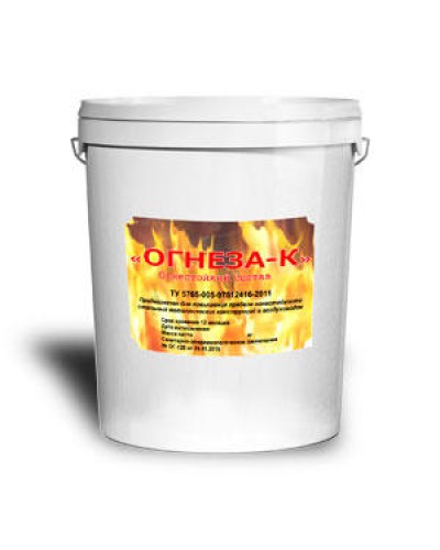 Компонент системы конструктивной защиты для воздуховодов огнестойкий клеевой состав Огнеза «ОГНЕЗА-К», ведро 30 кг. в Стерлитамаке Дополнительное оборудование пожаротушения Pintop.ru