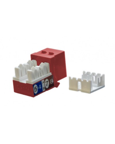 Вставка Hyperline (KJ9-8P8C-C5e-90-RD) в Стерлитамаке Коннекторы Pintop.ru