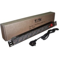 Блок розеток 19" 1U TWT TWT-PDU19-10A8P-1.8