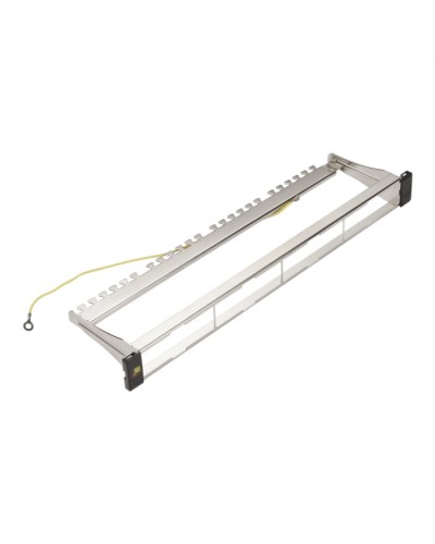 Панель модульная 19, экранированная, на 4 вставки, 1U LANMASTER LAN-FRM-PP-STP/1U в Стерлитамаке Коммутационные изделия Pintop.ru