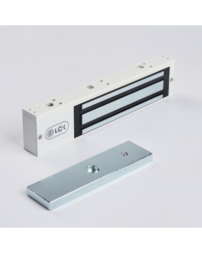 R-Lock RL-EM280-L0W - Электромагнитный замкок, 280кг, DC12/24B, цвет белый, RAL9016(белый) в Стерлитамаке Электромагнитные замки Pintop.ru