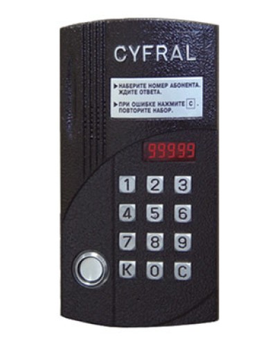Блок вызова аудиодомофона на 20 абонентов Цифрал CCD-20/TCVС в Стерлитамаке Блоки вызова многоабонентные Pintop.ru