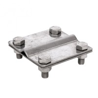 Зажим заземлитель 20 - полоса 50 (пластина 70*80мм) Ni EKF PROxima (lp-57080-ni)