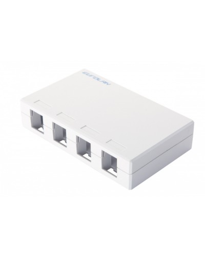 Коробка арендатора 4 порта Eurolan (12B-00-04WT) в Стерлитамаке Распределительные коробки Pintop.ru