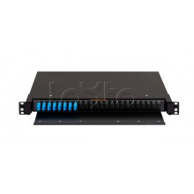 Оптический кросс 19" Premium Line, 1U NIKOMAX NMF-RP08SCUS2-TS-P1-1U-BK