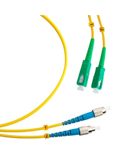 Шнур оптический duplex SC/APC-FC/UPC 9/125 sm 20м LSZH Cabeus FOP(d)-9-SC/APC-FC/UPC-20m в Стерлитамаке Патч-корды оптические Pintop.ru