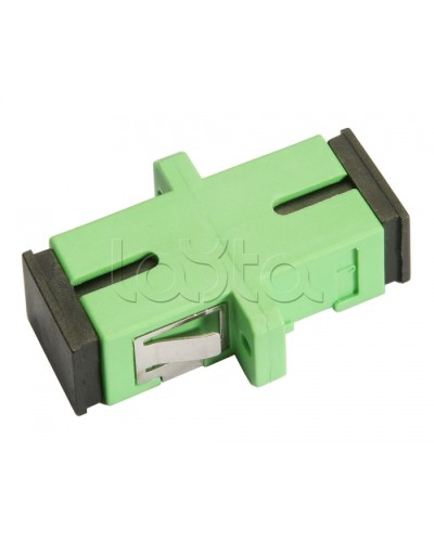 Соединитель проходной SC/APC-SC/APC, SM(для одномодового кабеля), simplex Cabeus SC/APC-SM в Стерлитамаке Проходные адаптеры и розетки оптические Pintop.ru