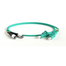 Патч-корд волоконно-оптический Hyperline FC-D2-503-SC/PR-SC/PR-H-30M-LSZH-AQ