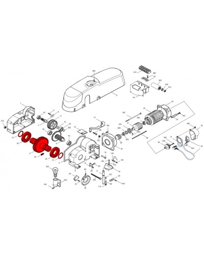 Электродвигатель E300 Came 119RIE136 в Стерлитамаке Запчасти для шлагбаумов и автоматики Pintop.ru
