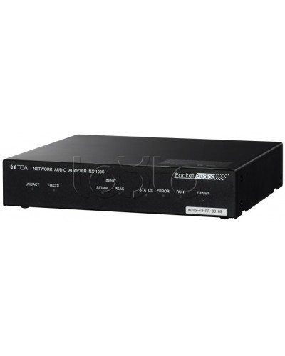 Шлюз передачи аудио, управляющих сигналов через сеть TOA NX-100S W в Стерлитамаке Системы оповещения и трансляции TOA Pintop.ru