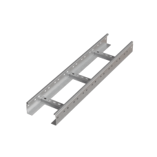 Лоток лестничный 80х300х1,2 L2500 мм HD85 N КМ-профиль (LL80-300-1.2-2500 HD85 N)