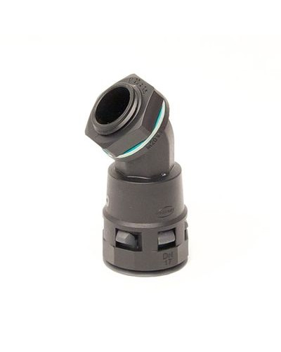 Монтажный комплект муфта 45 грд. труба-коробка DN 36 мм, М40х1,5, полиамид, цвет черный DKC PACL36M40N в Стерлитамаке Крепеж: Дюбели, шурупы, саморезы Pintop.ru