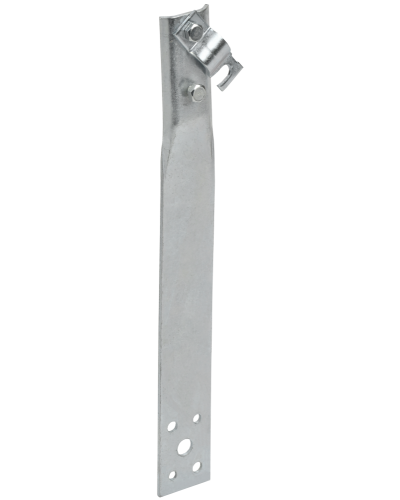 Держатель проводника круглого 6-10мм винтовой прямой h=150мм оцинкованная сталь IEK (ZDP86-11-1-16-150) в Стерлитамаке Крепеж Pintop.ru