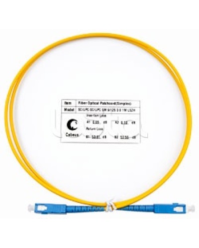 Пигтейл одномодовый оптический, SM 9/125, LSZH simplex SC/SC (1 м) Cabeus FOP(s)-9-SC-SC-1m в Стерлитамаке Патч-корды оптические Pintop.ru